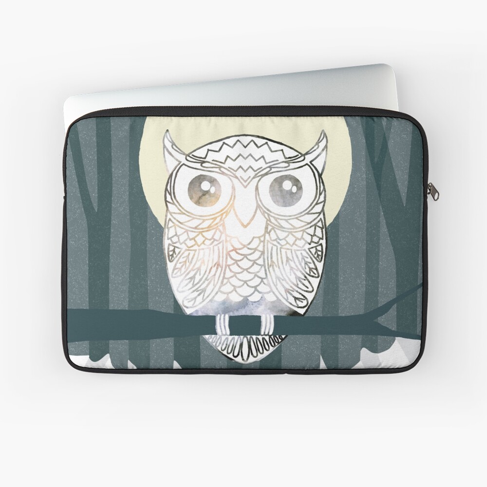 Owl is Calm Laptop Sleeve