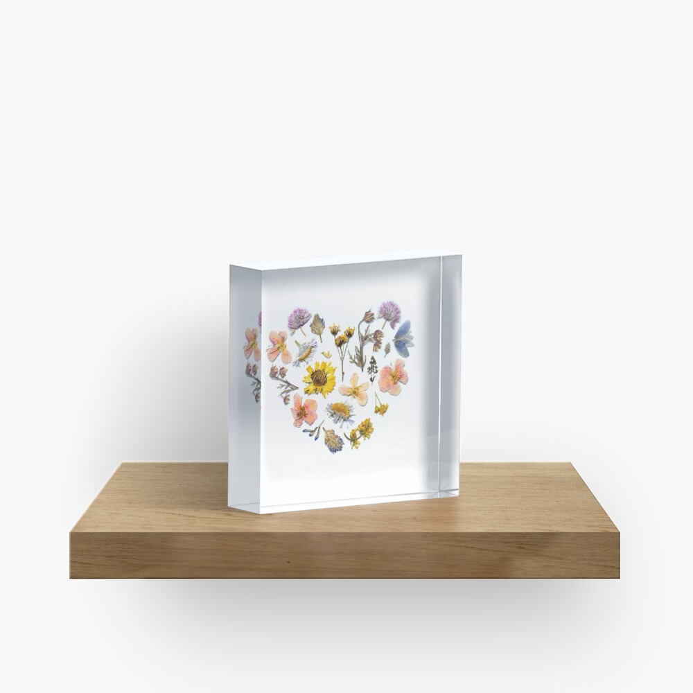 Spring Love Acrylic Block