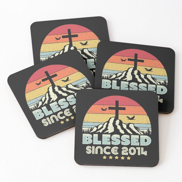 Item preview, Blessed Since 2014 Design. Vintage, Christian Birthday Gift Product designed and sold by PackAPunch.