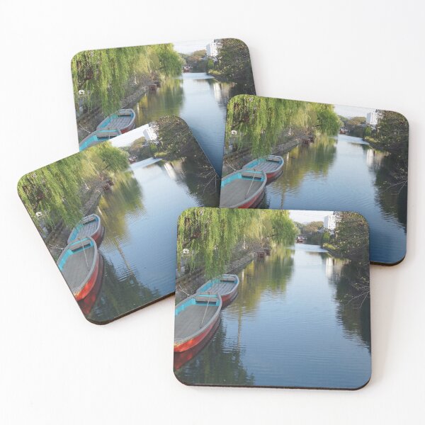 Item preview, Yanagawa Canal Boats in Fukuoka Japan designed and sold by cuisinecat2.
