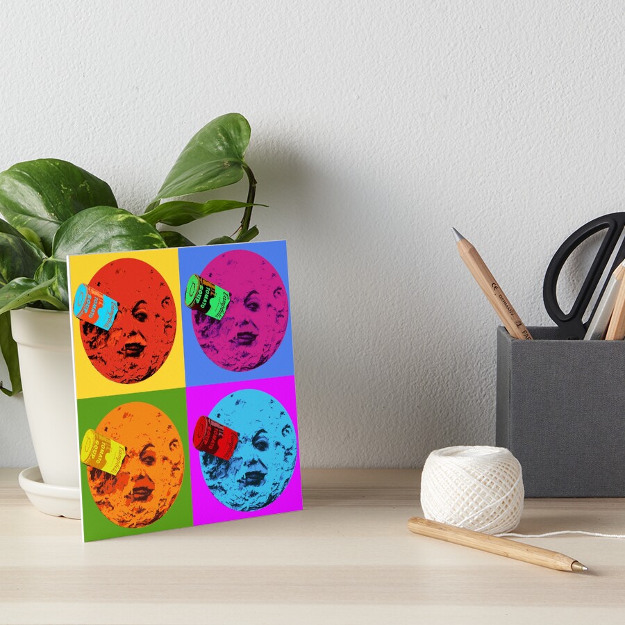 Can in the Moon Warhol Edition Art Board Print