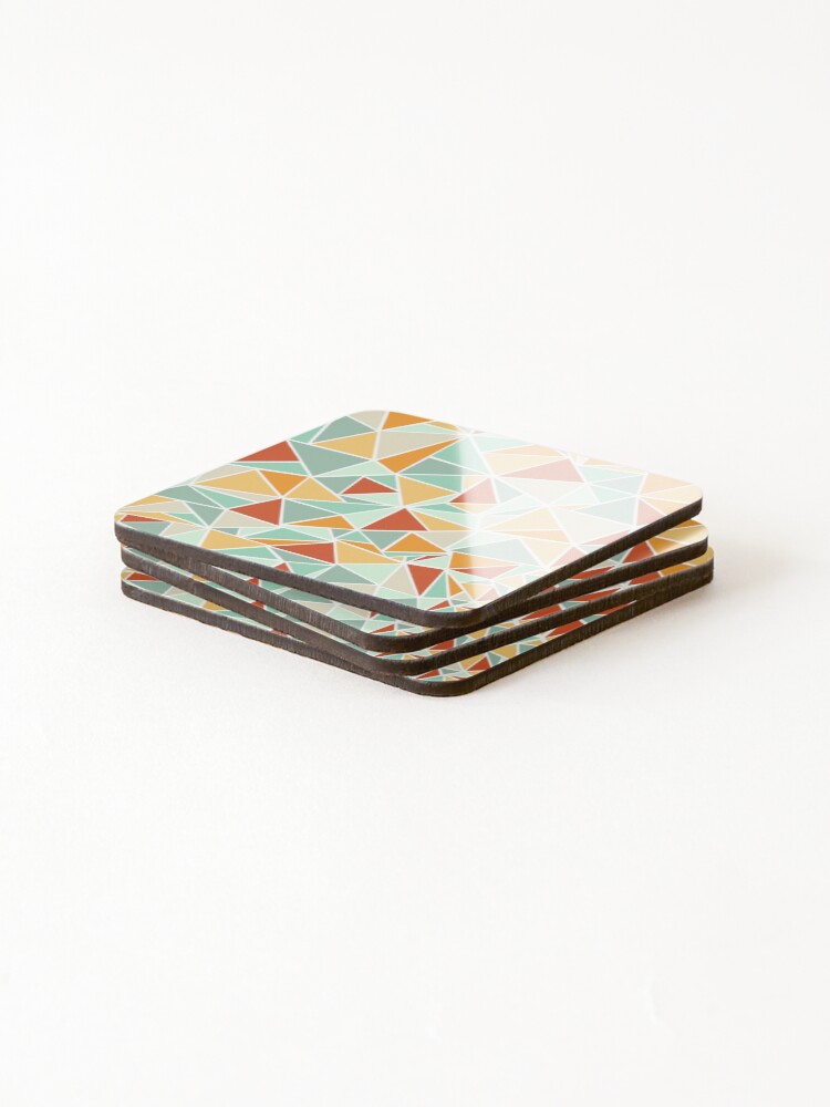 Thumbnail 4 of 5, Coasters (Set of 4), Triangles designed and sold by Rusembell.