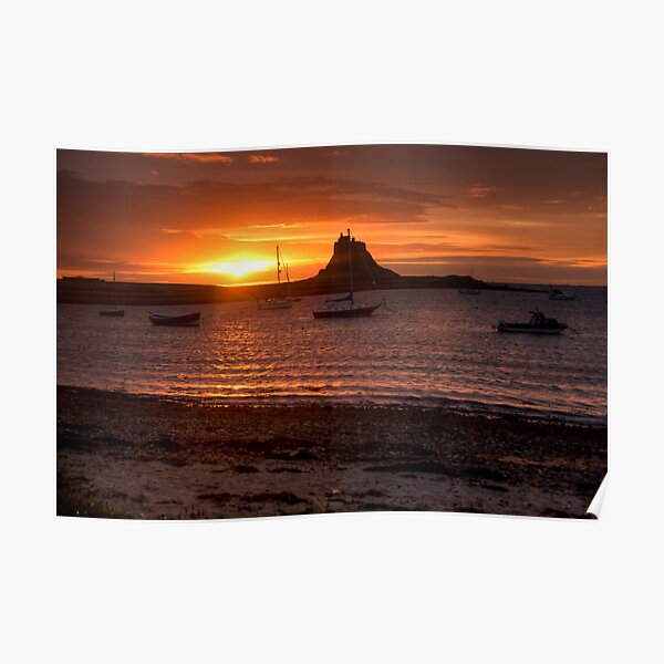 Island sunset Poster