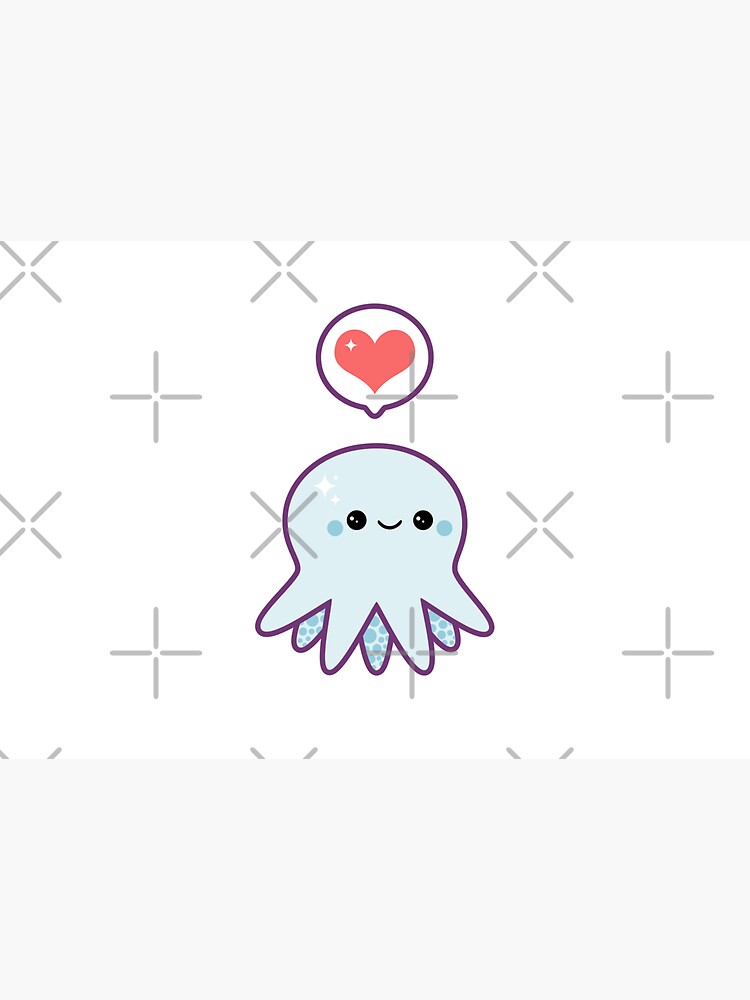 Cute Blue Octopus by sugarhai