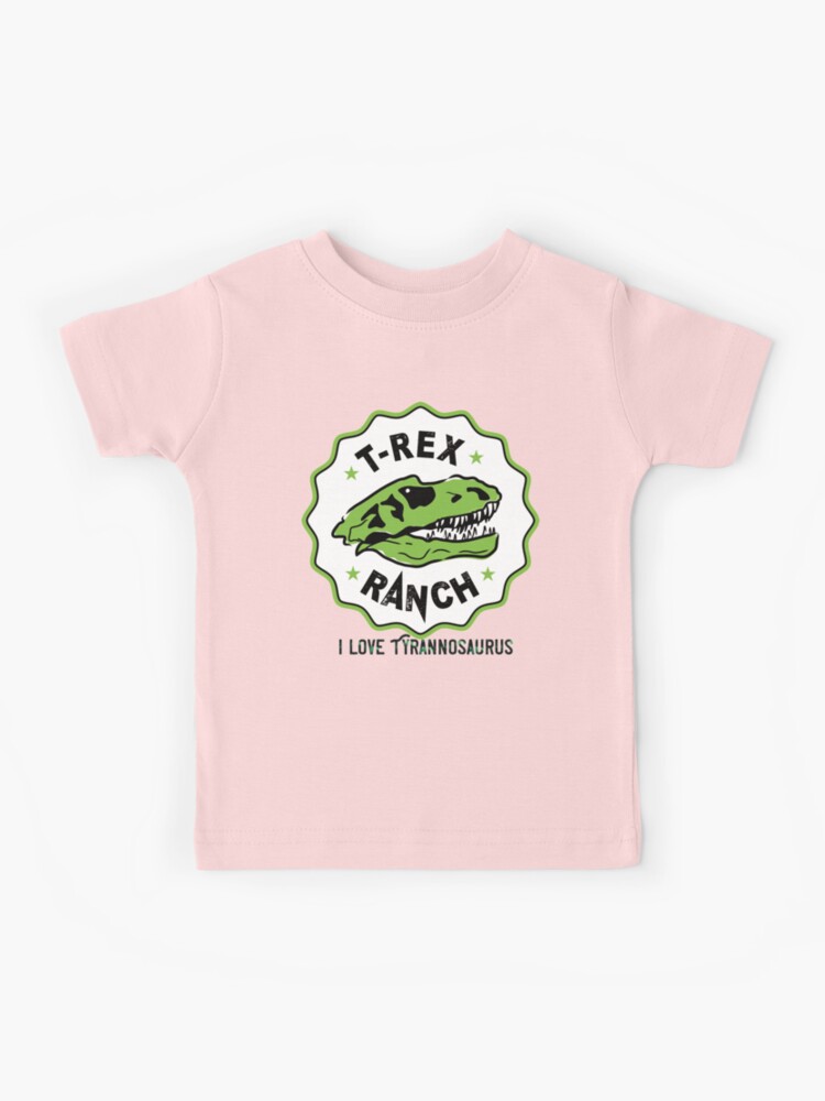 T-Rex Ranch Kids Kids T-Shirt for Sale by mansour2030 Redbubble