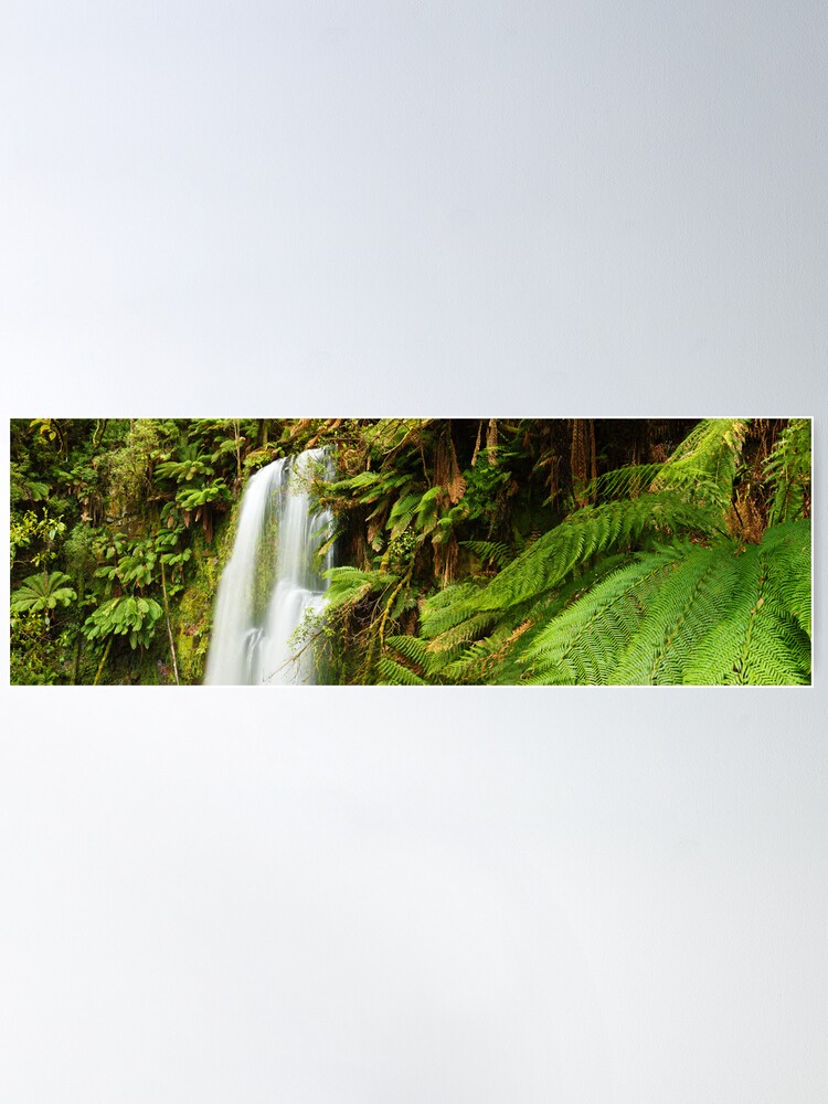 Alternate view of Beachamp Falls, Otways, Victoria, Australia Poster