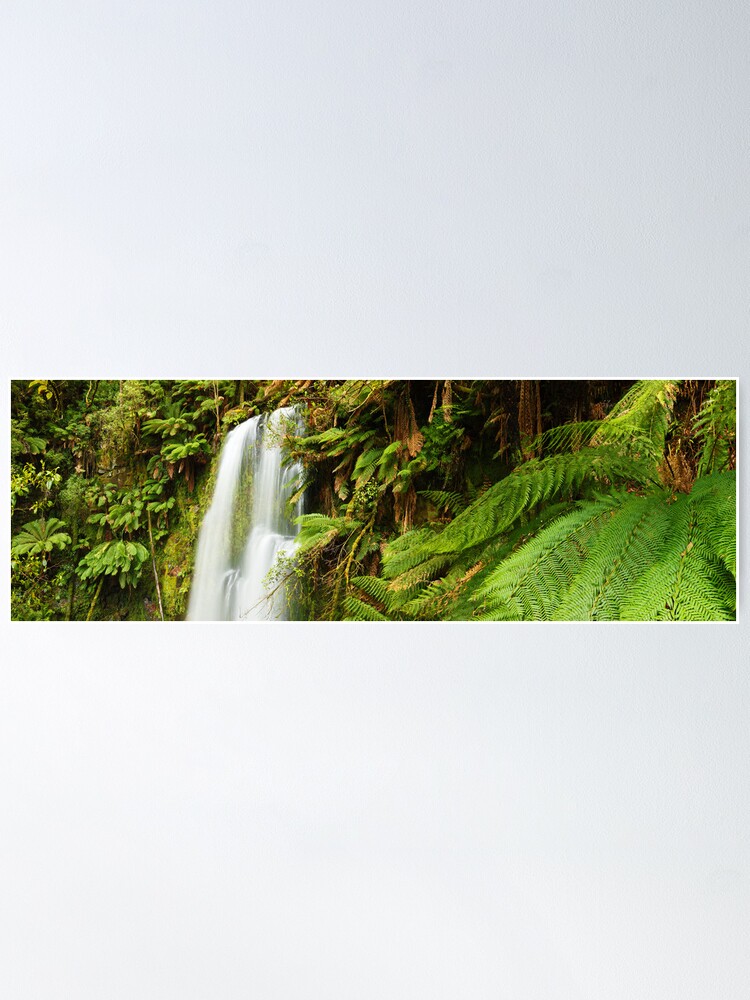 Alternate view of Beachamp Falls, Otways, Victoria, Australia Poster