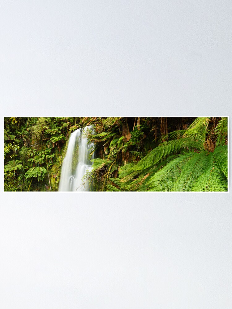 Alternate view of Beachamp Falls, Otways, Victoria, Australia Poster