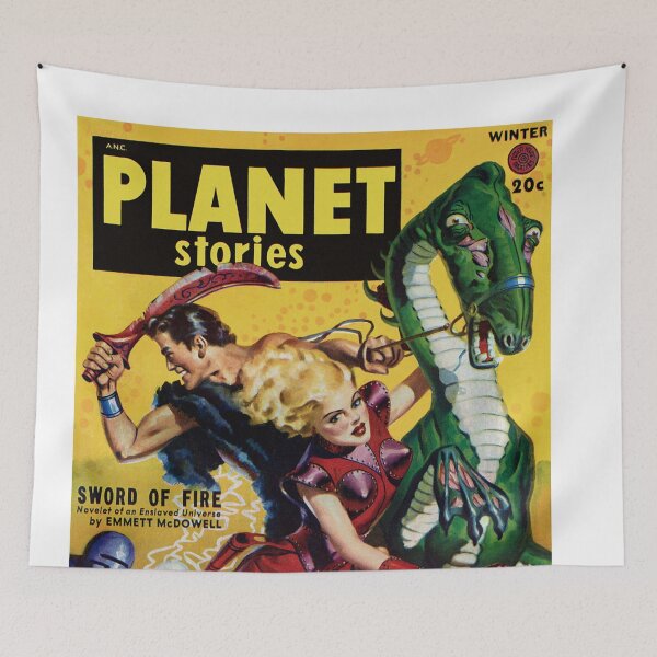 Item preview, Planet Stories - Sword of Fire Comic Book Pulp  designed and sold by vintagerepros.