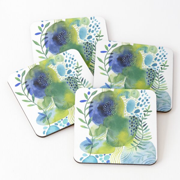 Item preview, Pebbled Pond in Aqua Hues designed and sold by Janet Broxon.