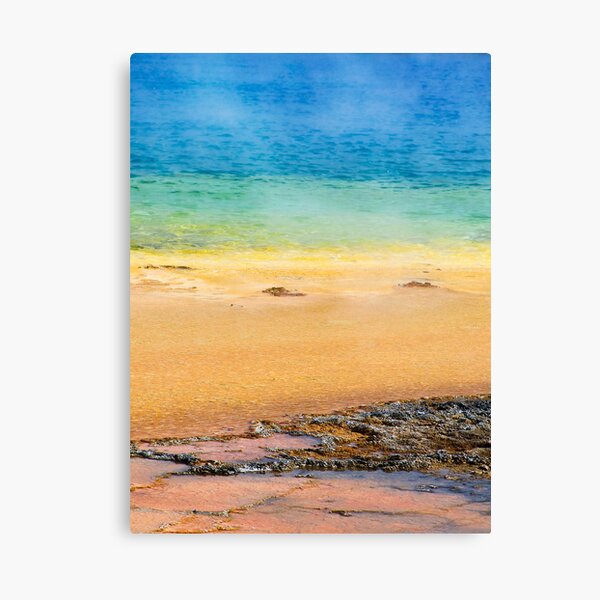 Grand Prismatic Spring Closeup Canvas Print