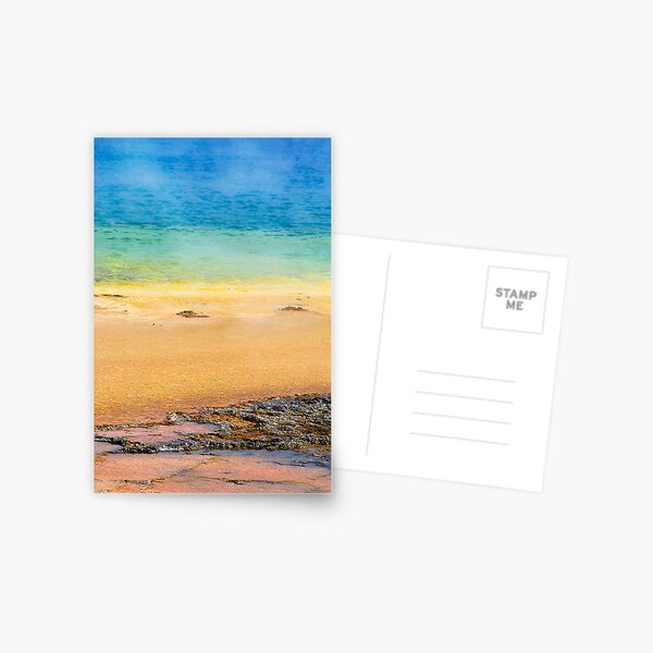 Grand Prismatic Spring Closeup Postcard