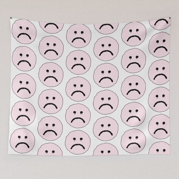 Item preview, Moral tycoon - Pink Sad tired face designed and sold by Moral Tycoon.