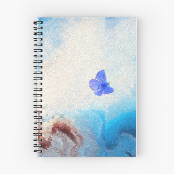 Item preview, Arte abstracto de mariposa azul designed and sold by ChangingLight.