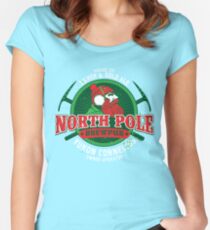Yukon Cornelius North Pole Brewpub Women's Fitted Scoop T-Shirt