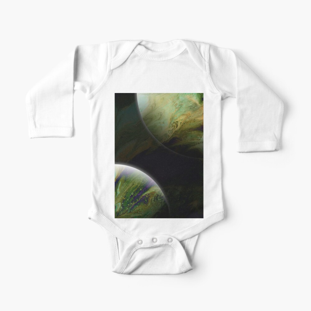 Approaching Conjunction: Outer Space Planet Art Baby One-Piece