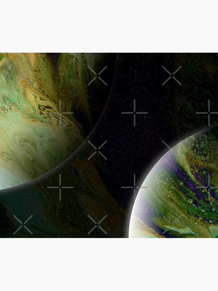 Approaching Conjunction: Outer Space Planet Art by kerravonsen