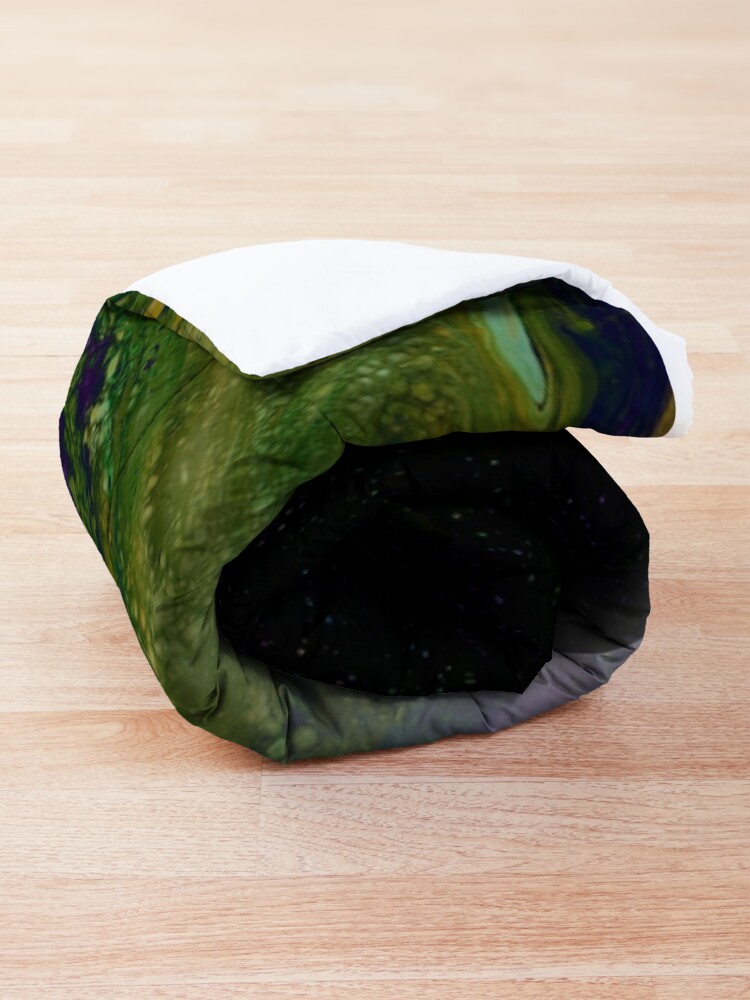Alternate view of Approaching Conjunction: Outer Space Planet Art Comforter
