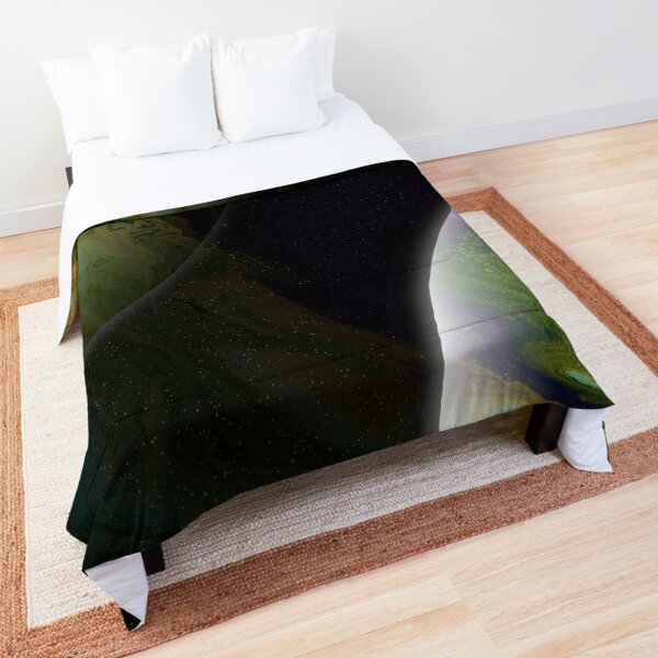 Approaching Conjunction: Outer Space Planet Art Comforter