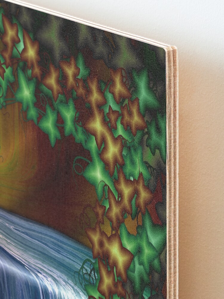 Alternate view of Forest Waterfall Mounted Print
