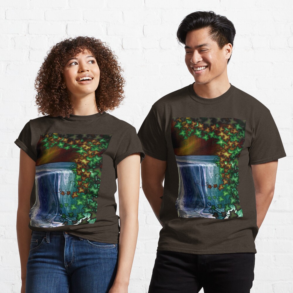 Forest Waterfall Classic T-Shirt