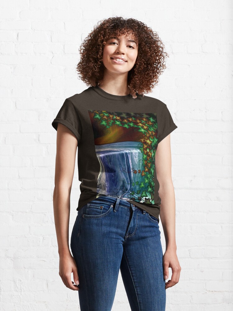 Alternate view of Forest Waterfall Classic T-Shirt
