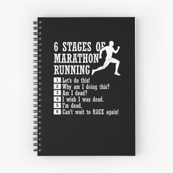 Item preview, 6 Stages Of Marathon Running designed and sold by TooFlyDesign.