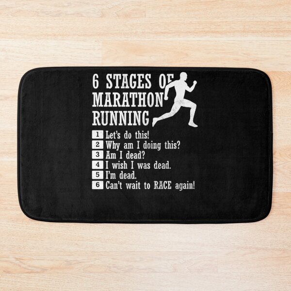 Item preview, 6 Stages Of Marathon Running designed and sold by TooFlyDesign.