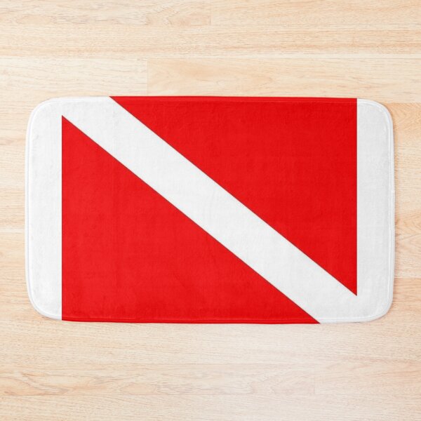 Item preview, Diver Down Flag Scuba Diver Deep-sea Diving  designed and sold by prohockeylabs.