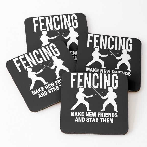 Item preview, Fencing Make New Friends And Stab Them designed and sold by TooFlyDesign.