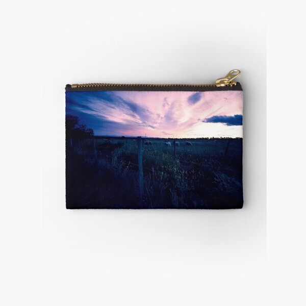 Item preview, Fading light over pasture near Rangiora designed and sold by Elaine Stevenson.