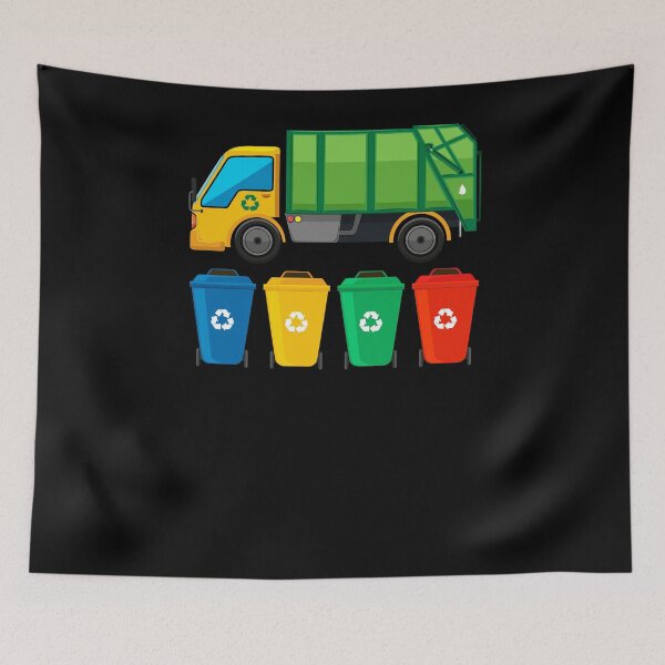 Item preview, Garbage Truck designed and sold by TooFlyDesign.