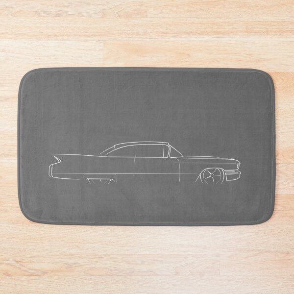 Item preview, 1960 Cadillac - profile stencil, white designed and sold by mal-photography.