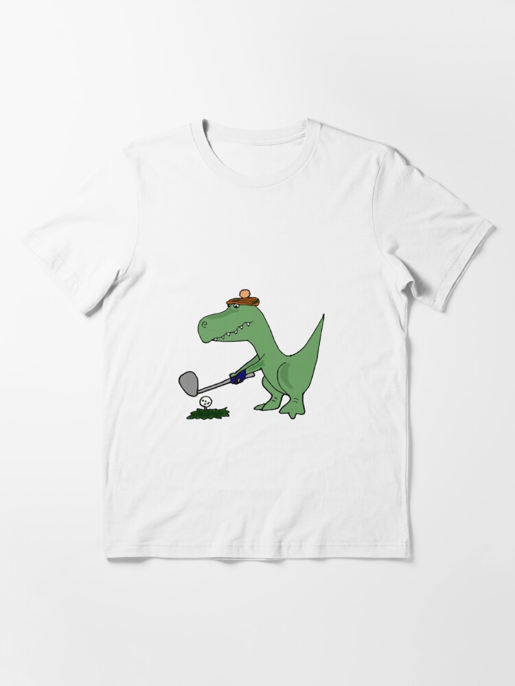 dinosaur golf polo