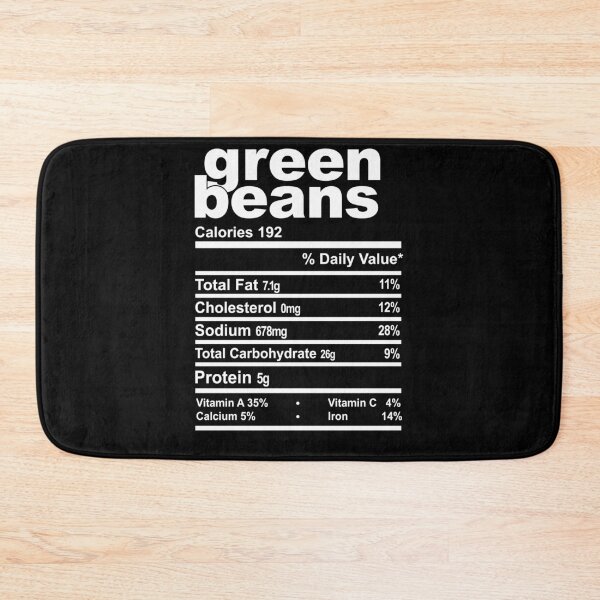 Item preview, Green Beans Nutrition Facts designed and sold by TooFlyDesign.