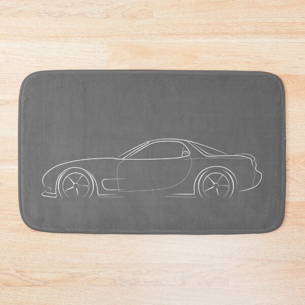Item preview, 1995 Mazda RX-7 FD - profile stencil, white designed and sold by mal-photography.