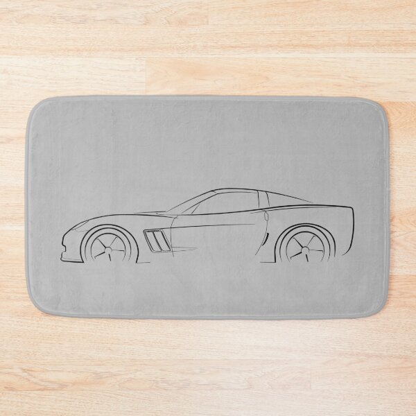 Item preview, Chevy C6 Corvette - profile stencil, black designed and sold by mal-photography.