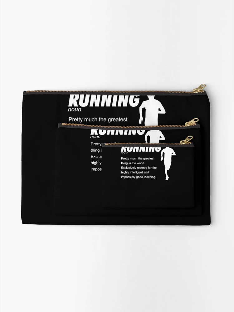 Thumbnail 2 of 4, Zipper Pouch, Running Definition designed and sold by TooFlyDesign.
