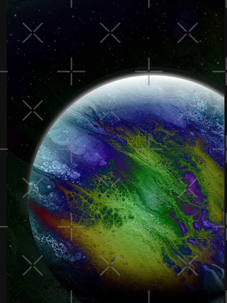 Planet Beta: Outer Space Planet Art by kerravonsen