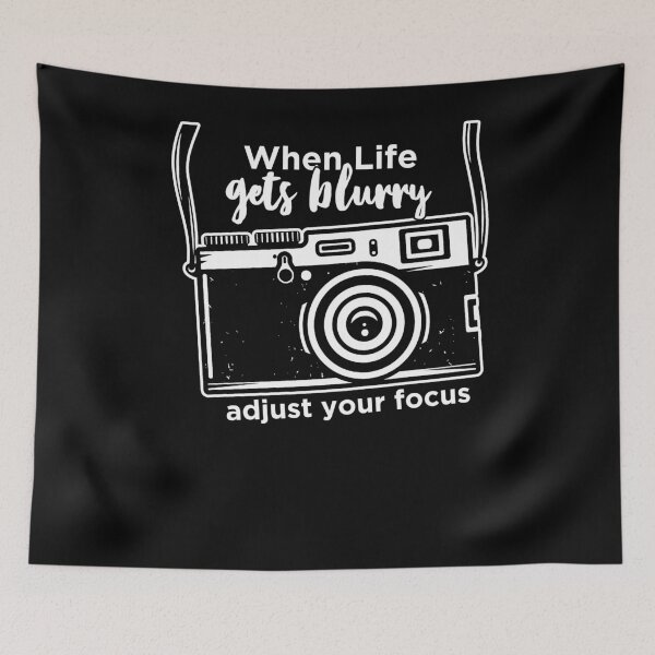 Item preview, When Life Gets Blurry Adjust Your Focus Photographer designed and sold by TooFlyDesign.