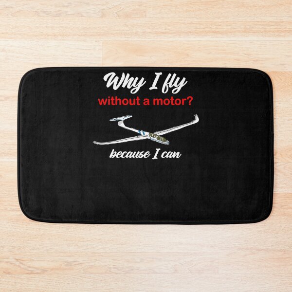 Item preview, Why I Fly Without A Motor Because I Can Glider designed and sold by TooFlyDesign.