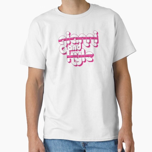 Item preview, gianni & kyle pink retro text - white designed and sold by Jacob Conner.