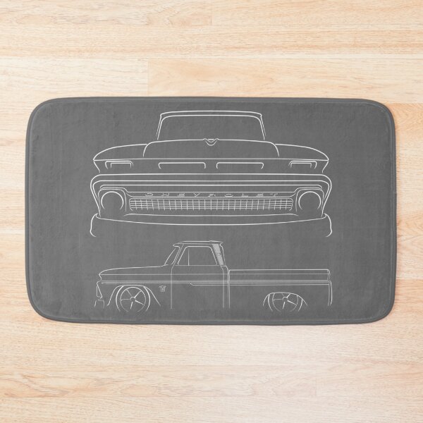 Item preview, 1965 Chevy C-10 - composite stencil, white designed and sold by mal-photography.