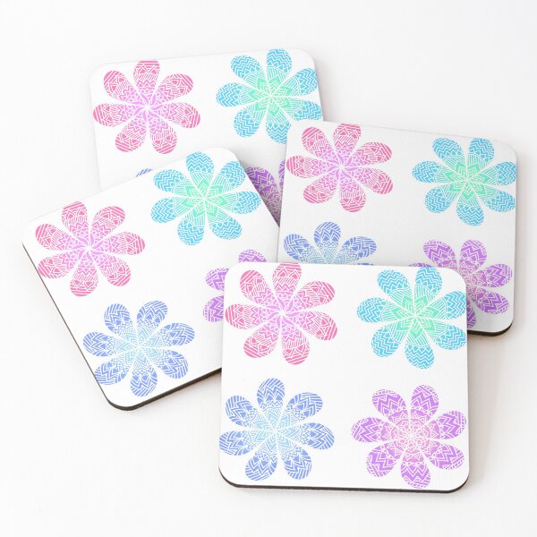 Item preview, Gradient Mandala Flowers designed and sold by lizashev.