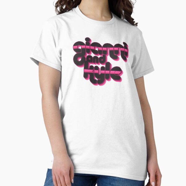 Item preview, gianni & kyle pink retro text - black designed and sold by Jacob Conner.