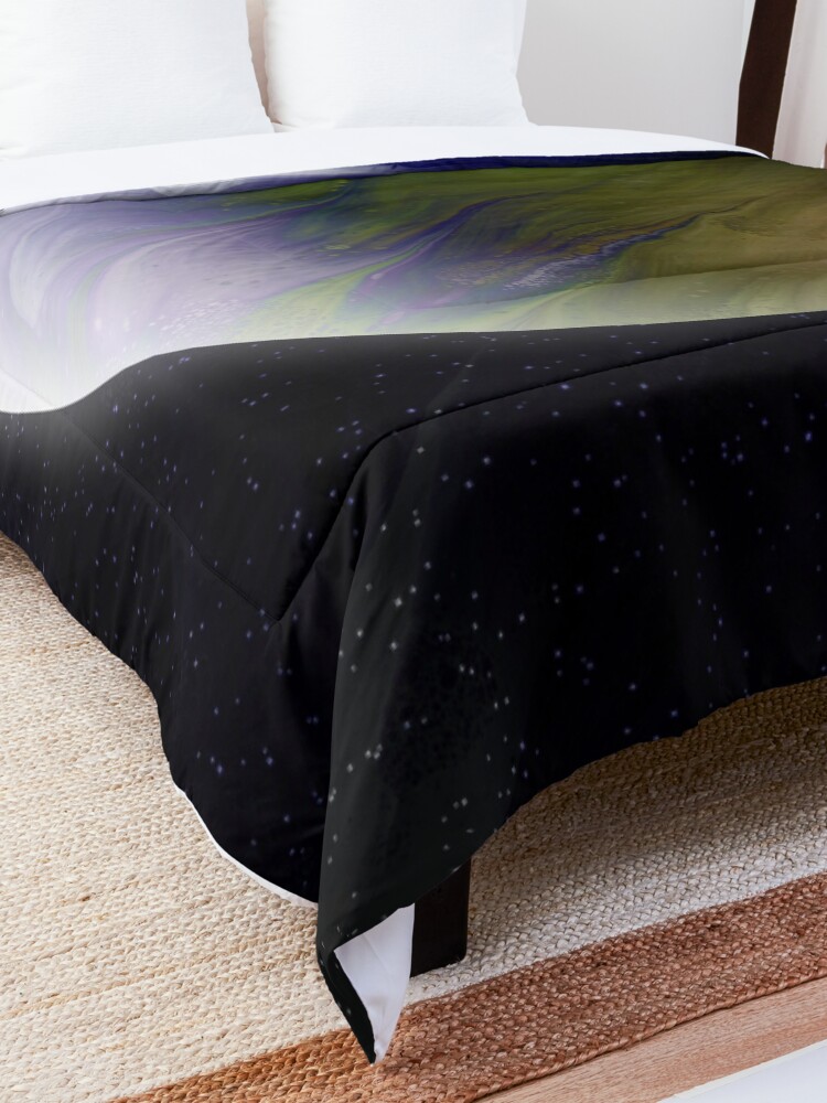 Alternate view of Planet Zeta: Outer Space Art Comforter