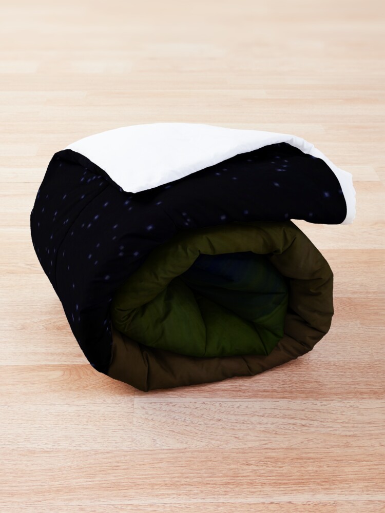 Alternate view of Planet Zeta: Outer Space Art Comforter