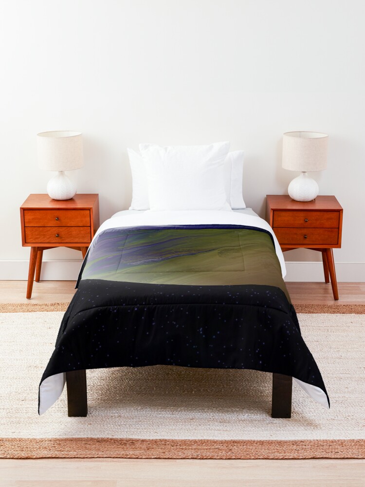 Alternate view of Planet Zeta: Outer Space Art Comforter