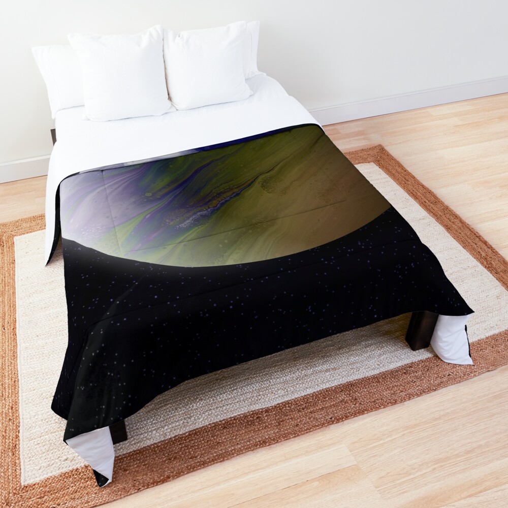 Planet Zeta: Outer Space Art Comforter