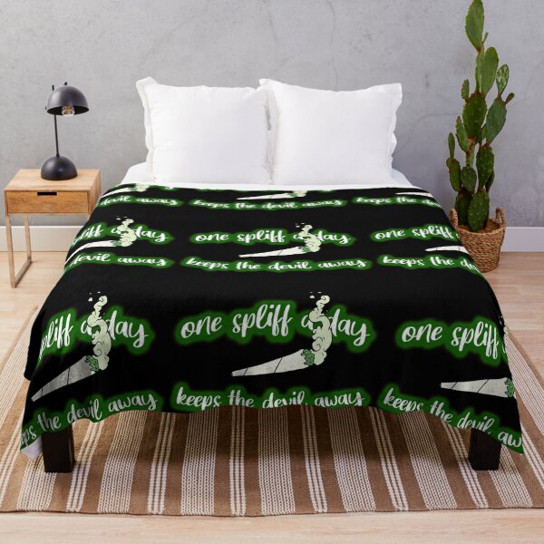 Item preview, One Spliff a Day Keeps The Devil Away designed and sold by Green Corner.